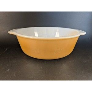 Fire King Luster Ware Round 1 1/2 Qt Cas